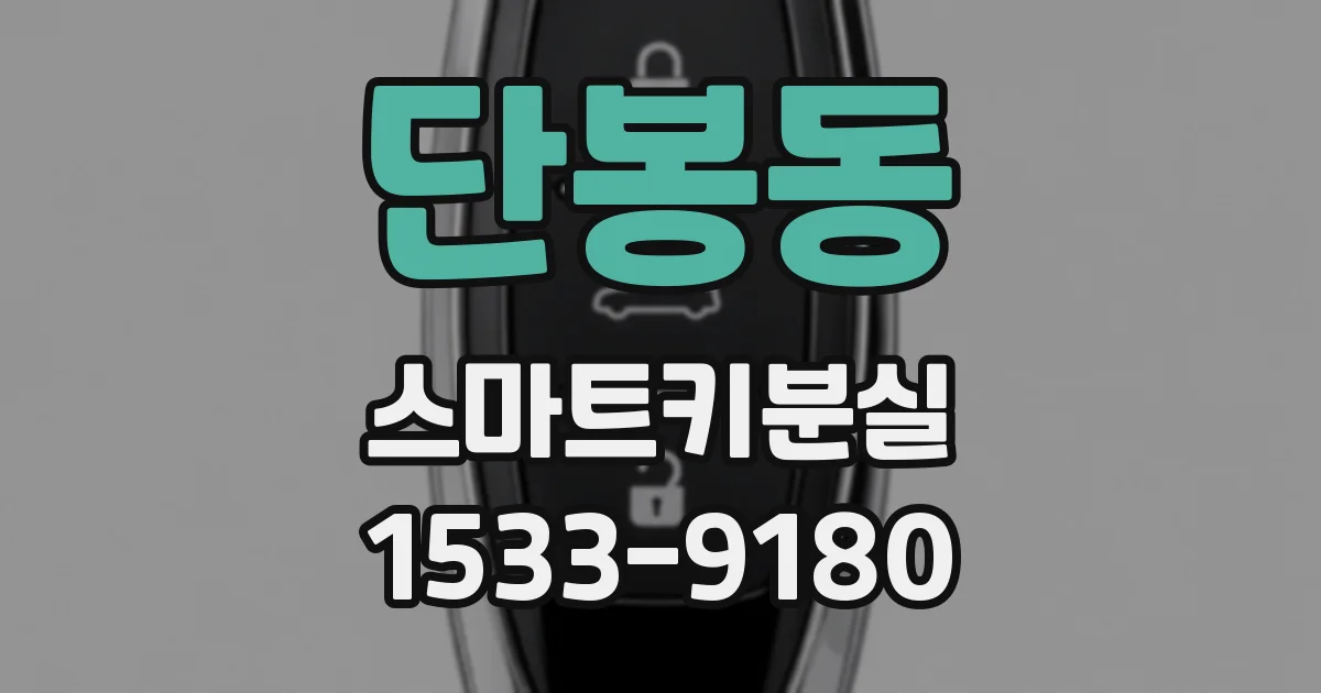 단봉동 스마트키분실
