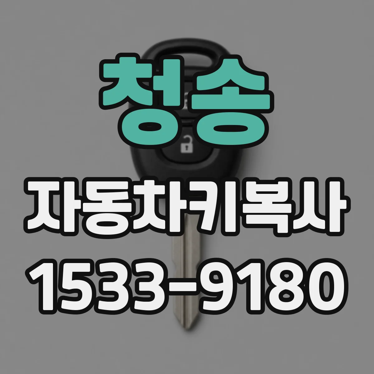 청송 자동차키복사