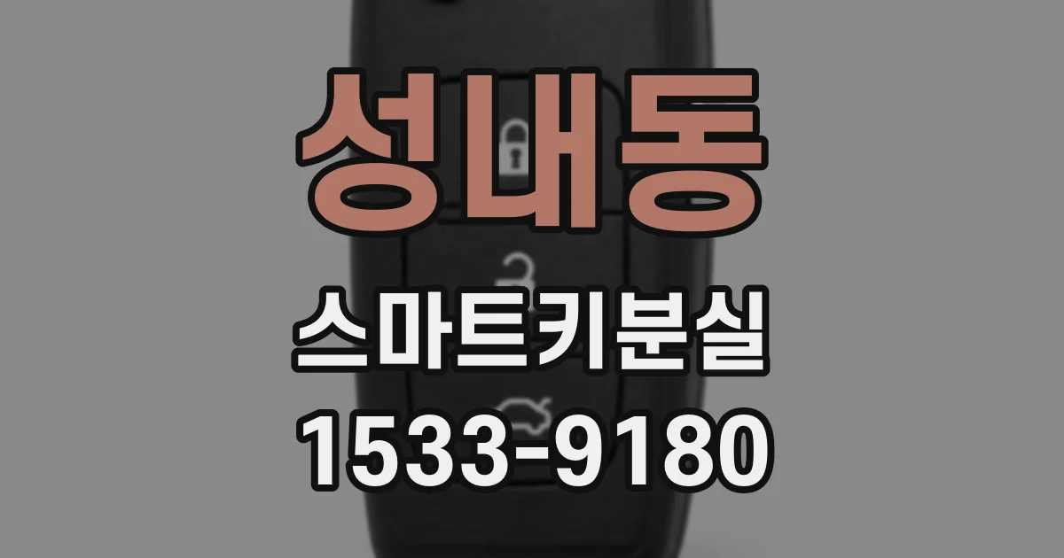 성내동 스마트키분실