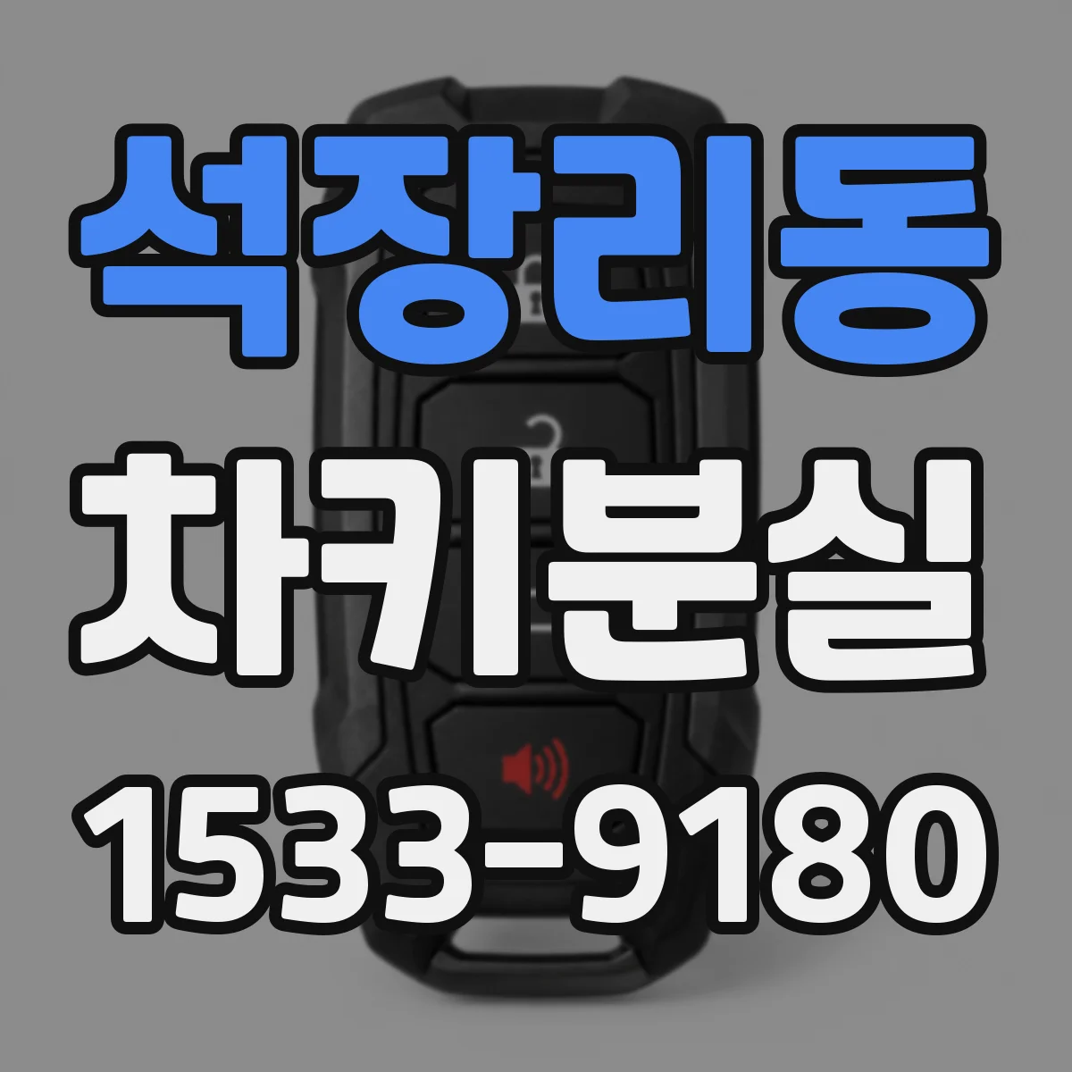 석장리동 차키분실