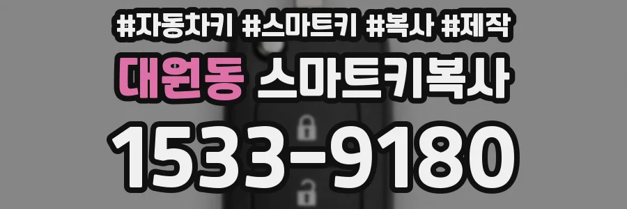대원동 스마트키복사