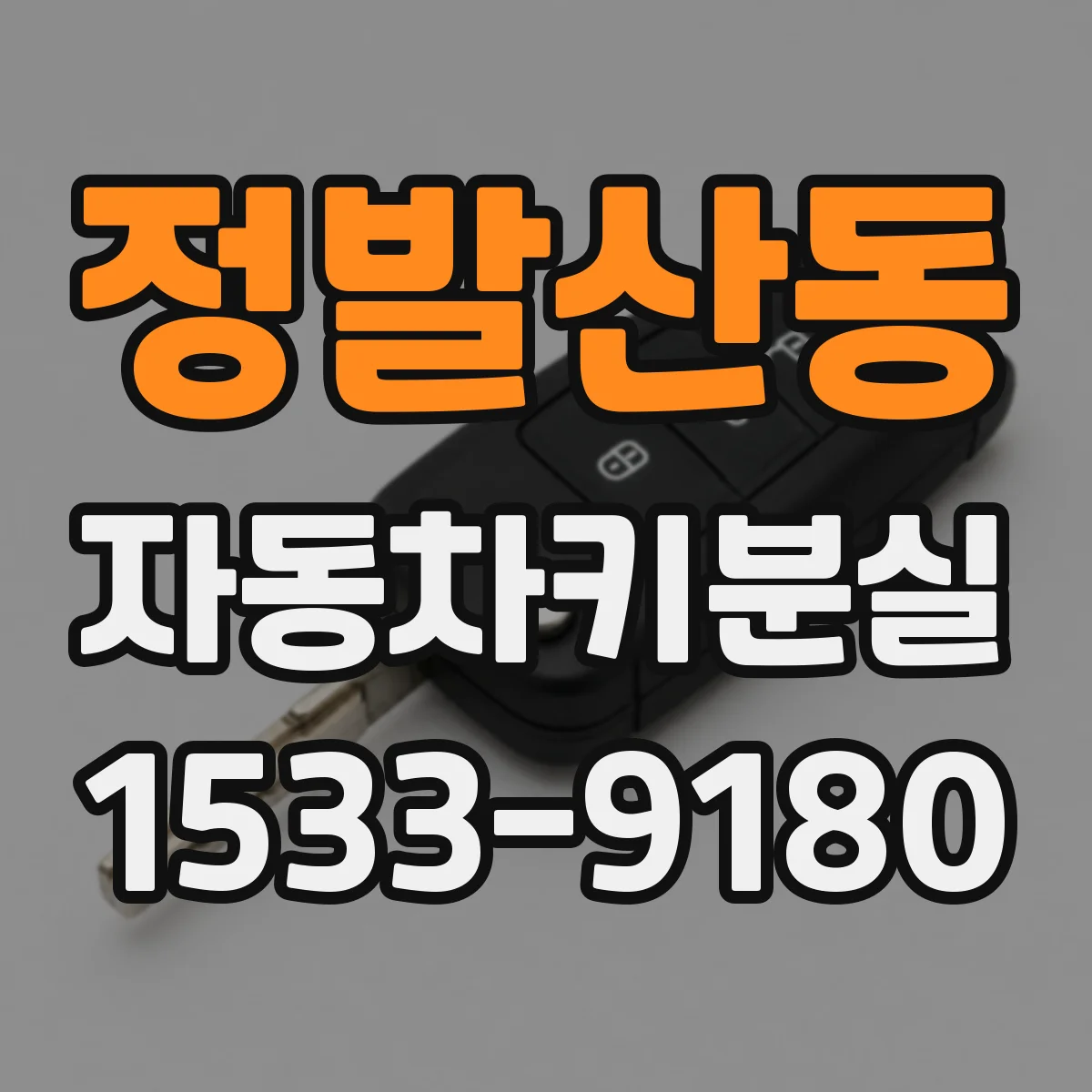 정발산동 자동차키분실