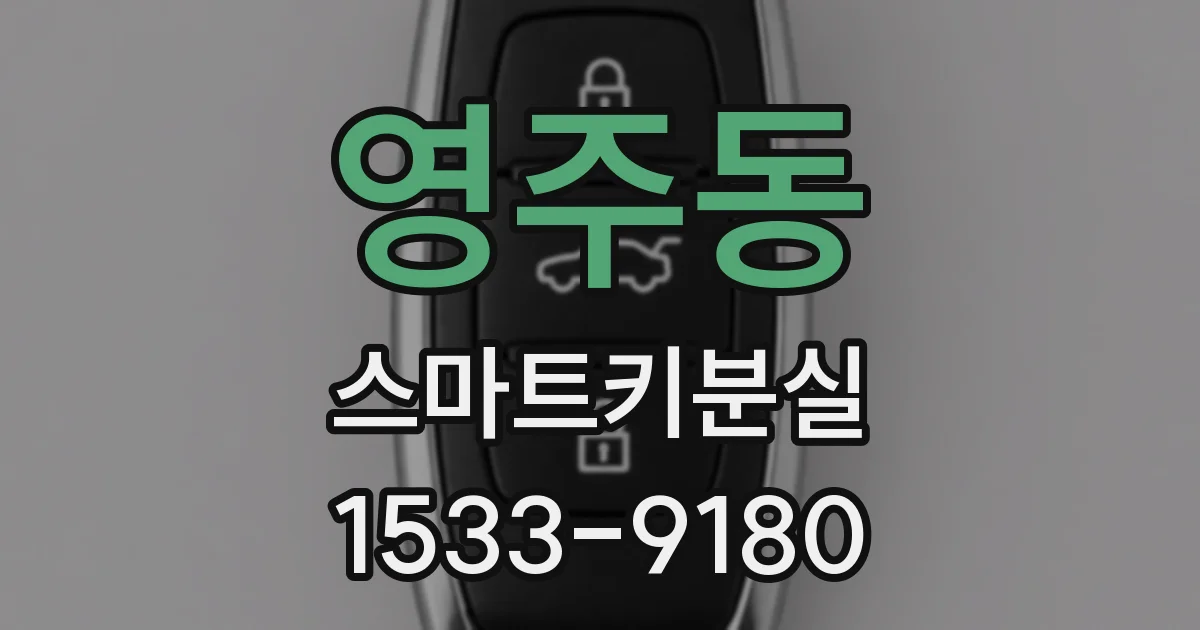영주동 스마트키분실