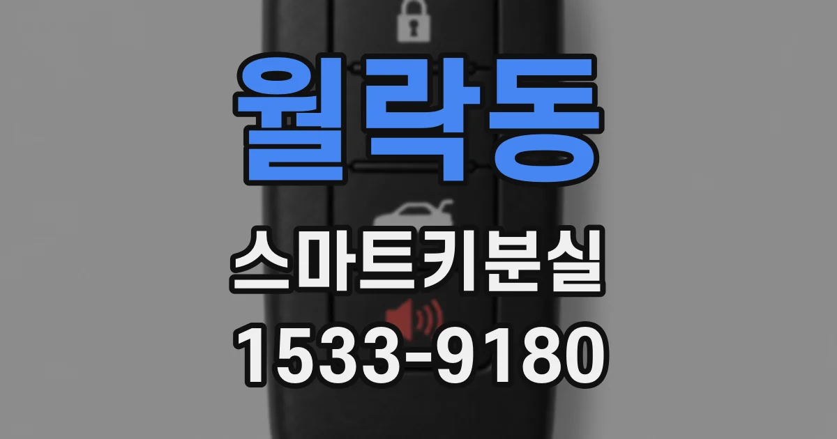 월락동 스마트키분실