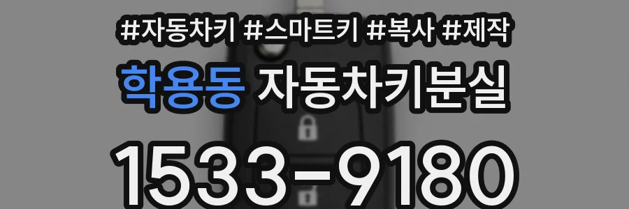 학용동 자동차키분실