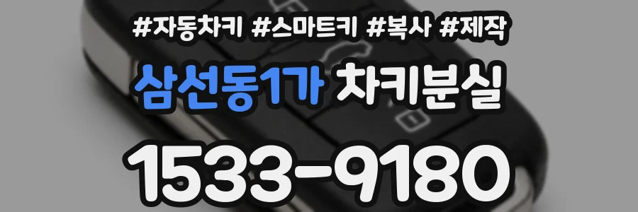 삼선동1가 차키분실
