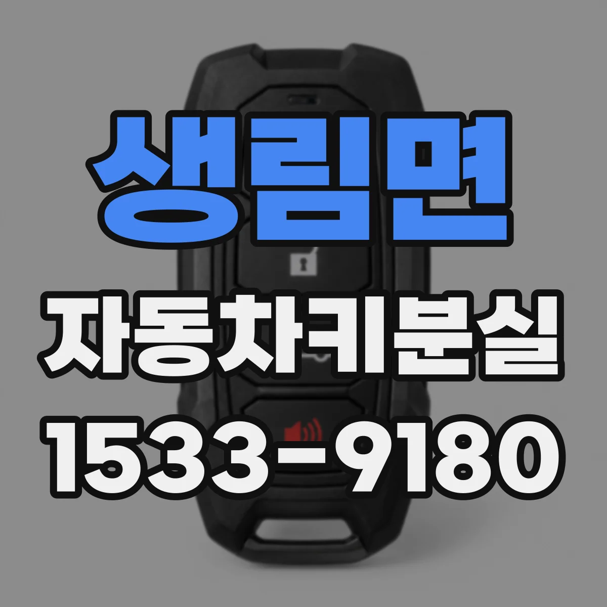 생림면 자동차키분실