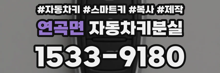 연곡면 자동차키분실