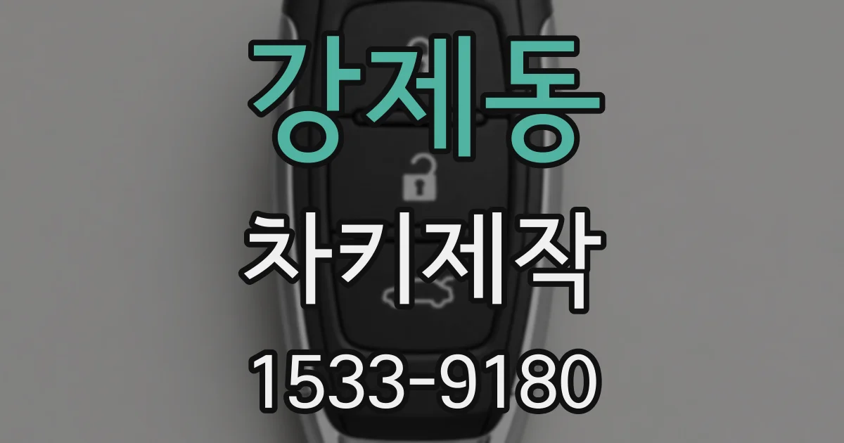 강제동 차키제작