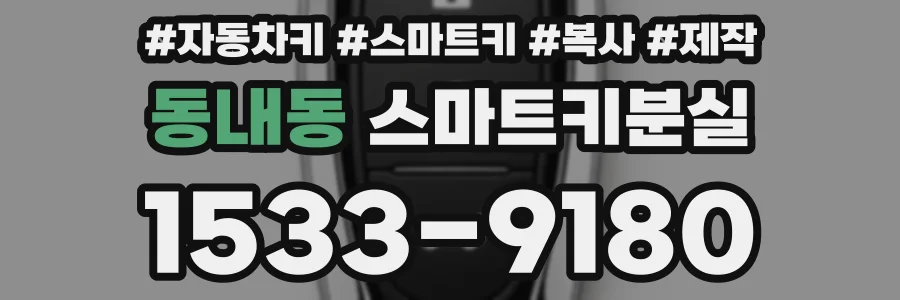 동내동 스마트키분실
