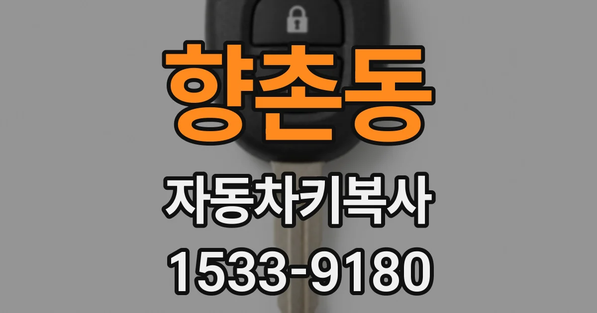 향촌동 자동차키복사