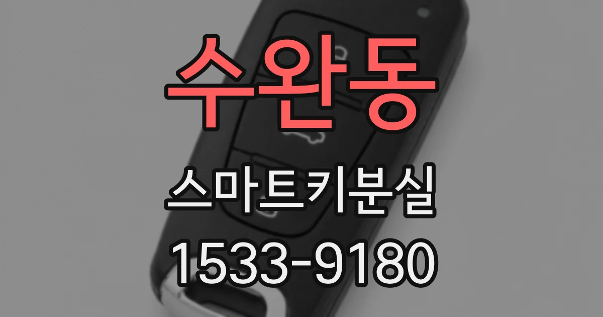 수완동 스마트키분실