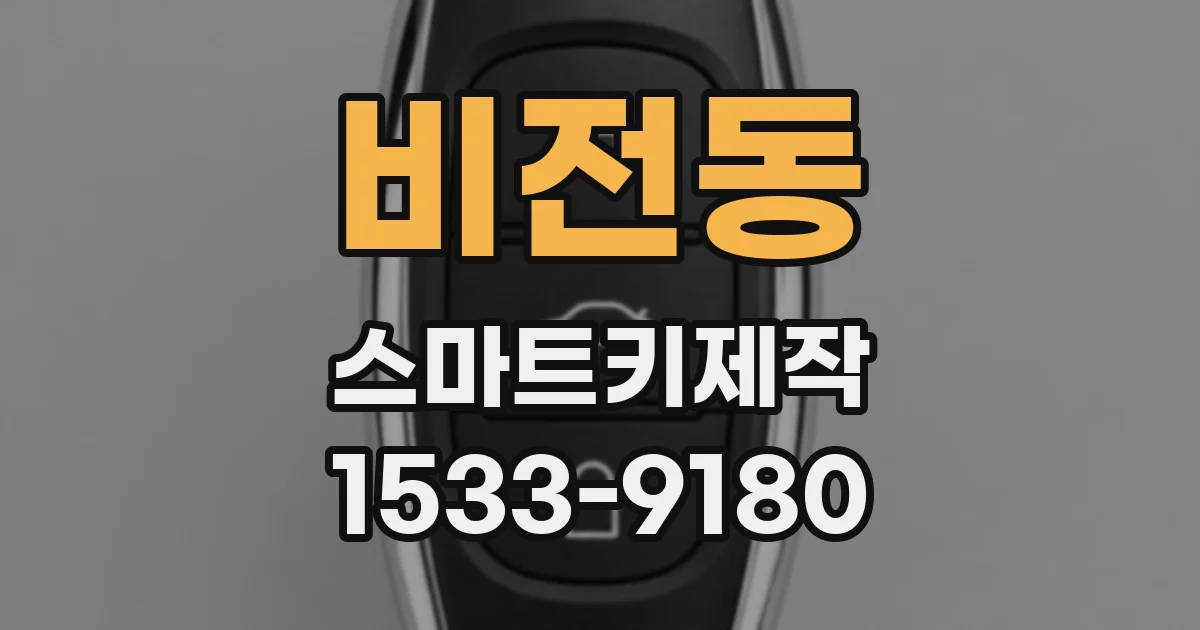 비전동 스마트키제작