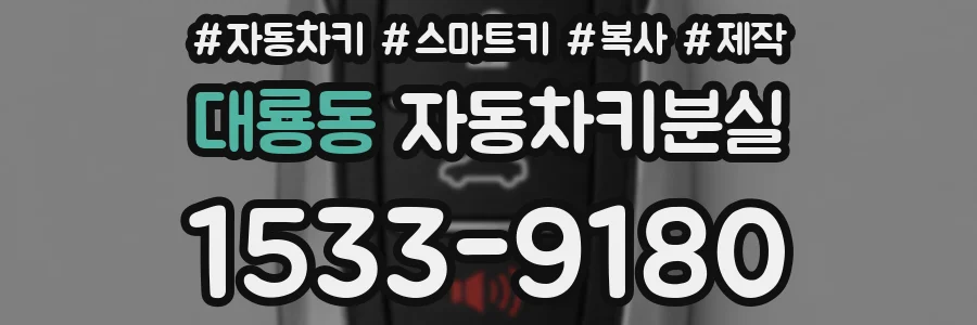 대룡동 자동차키분실