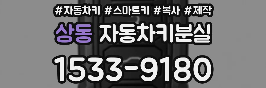 상동 자동차키분실