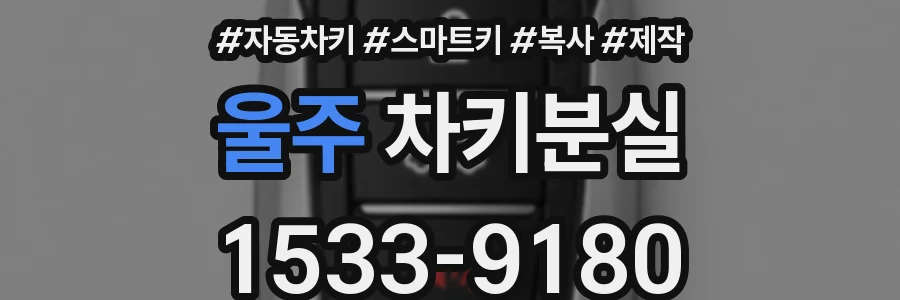 울주 차키분실