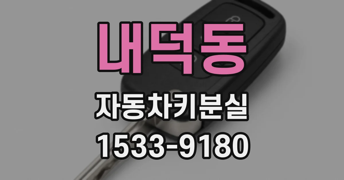내덕동 자동차키분실