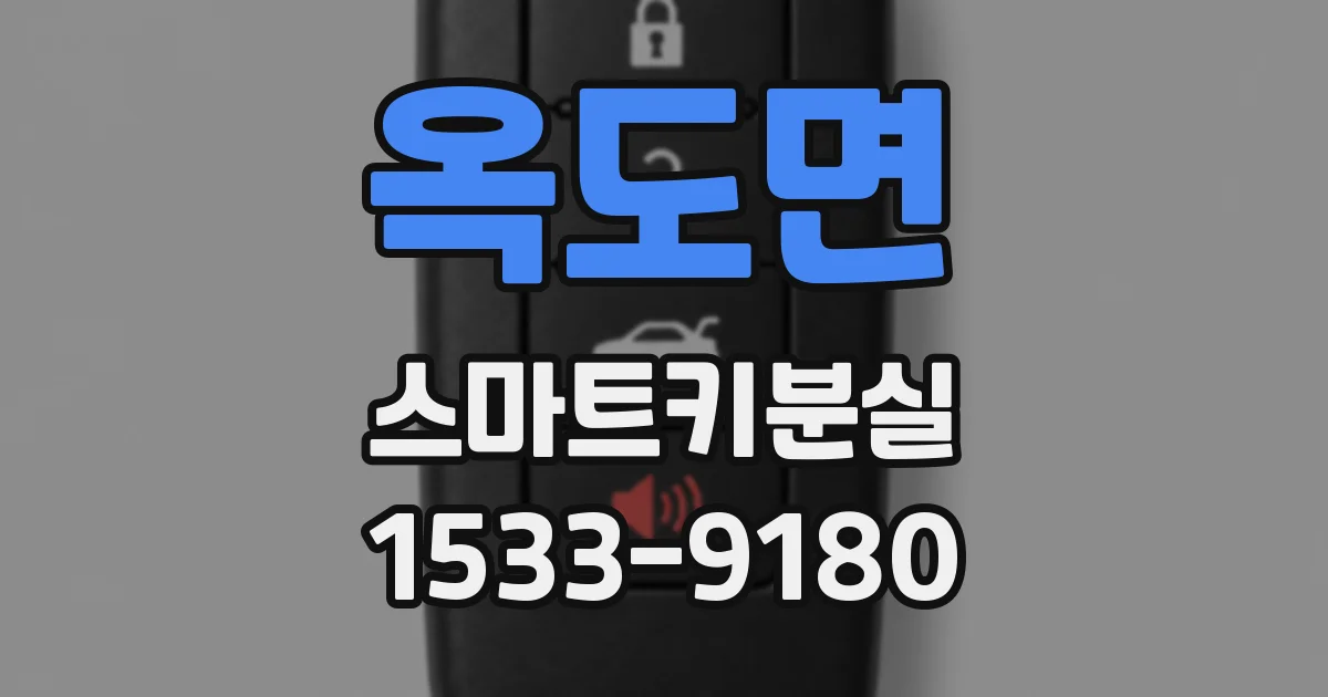 옥도면 스마트키분실