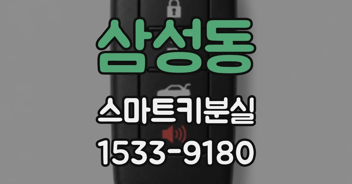 삼성동 스마트키분실