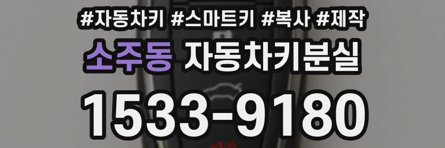 소주동 자동차키분실