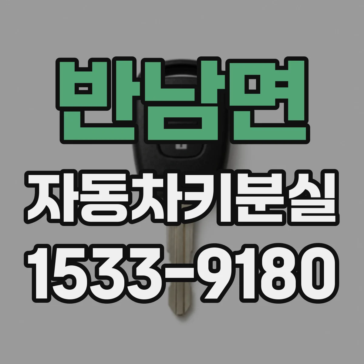 반남면 자동차키분실