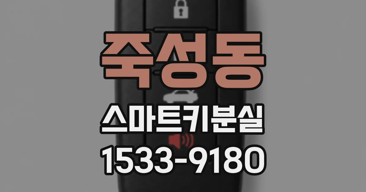 죽성동 스마트키분실