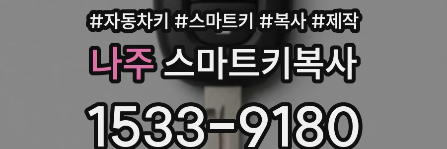 나주 스마트키복사