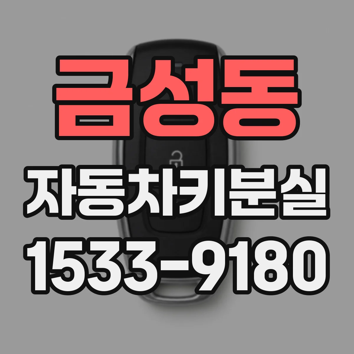 금성동 자동차키분실