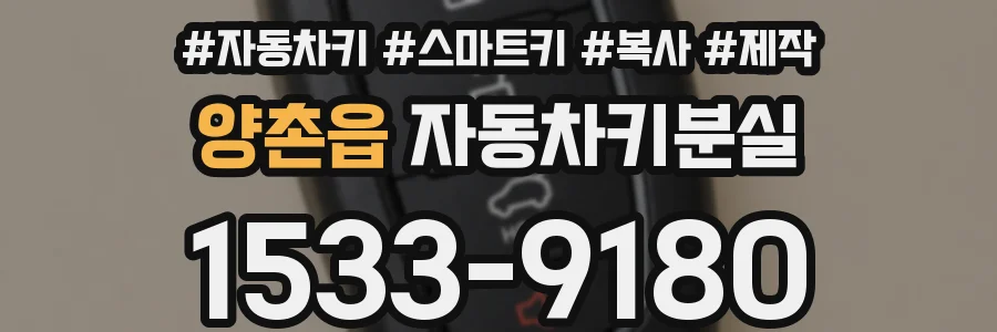 양촌읍 자동차키분실