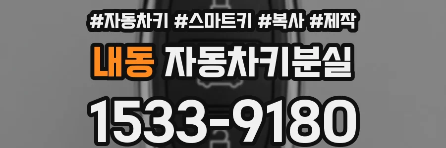 내동 자동차키분실
