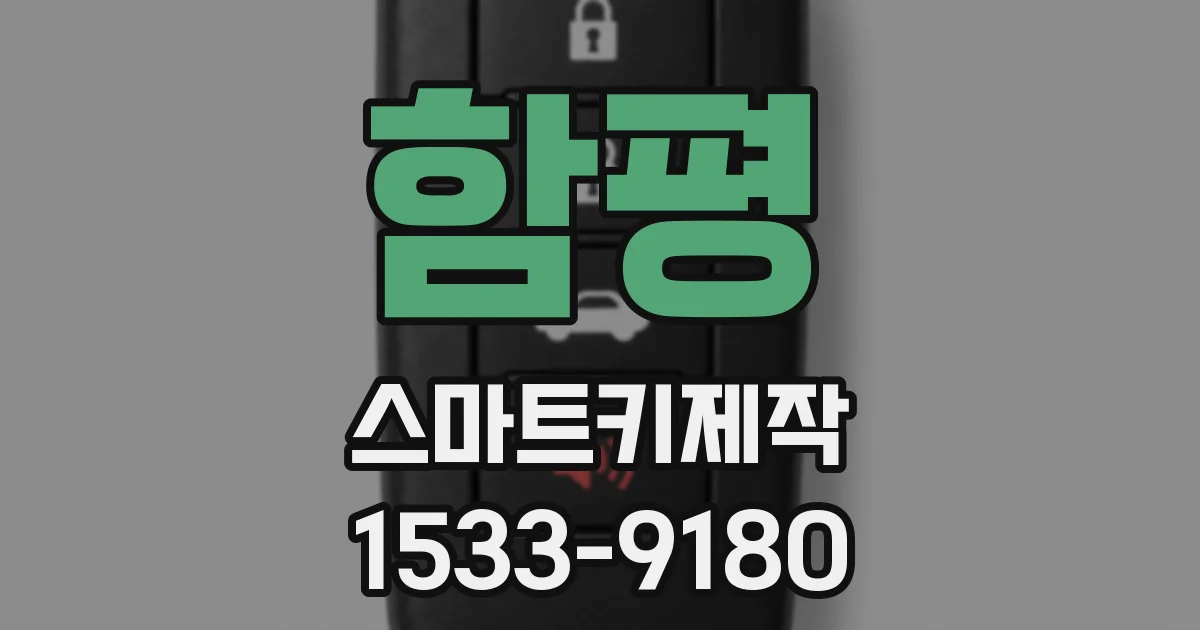 함평 스마트키제작