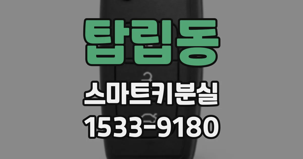 탑립동 스마트키분실