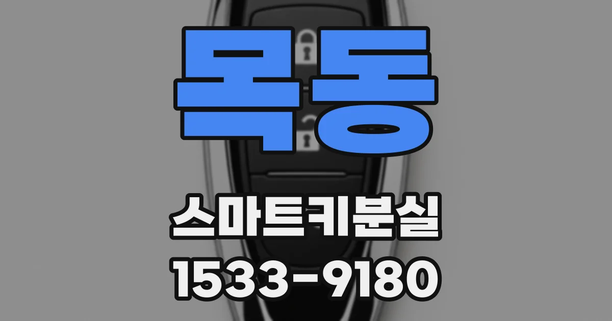 목동 스마트키분실