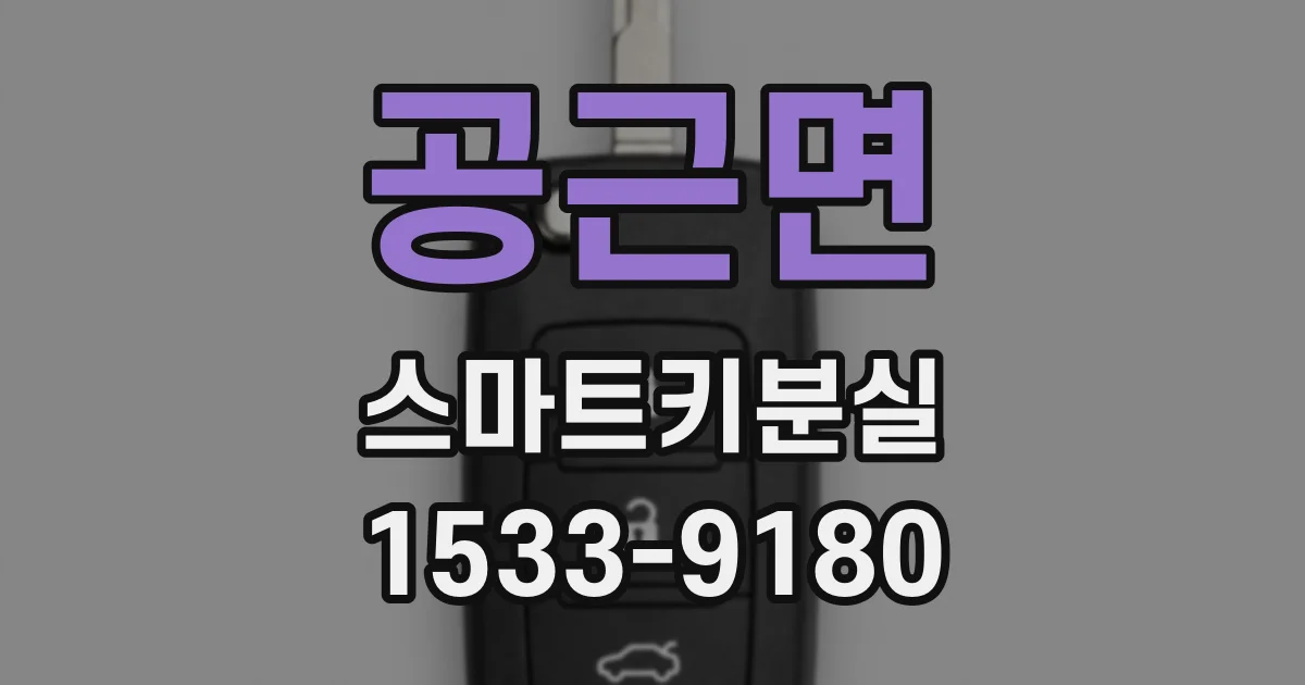 공근면 스마트키분실