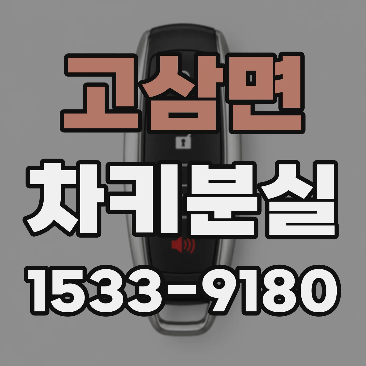 고삼면 차키분실