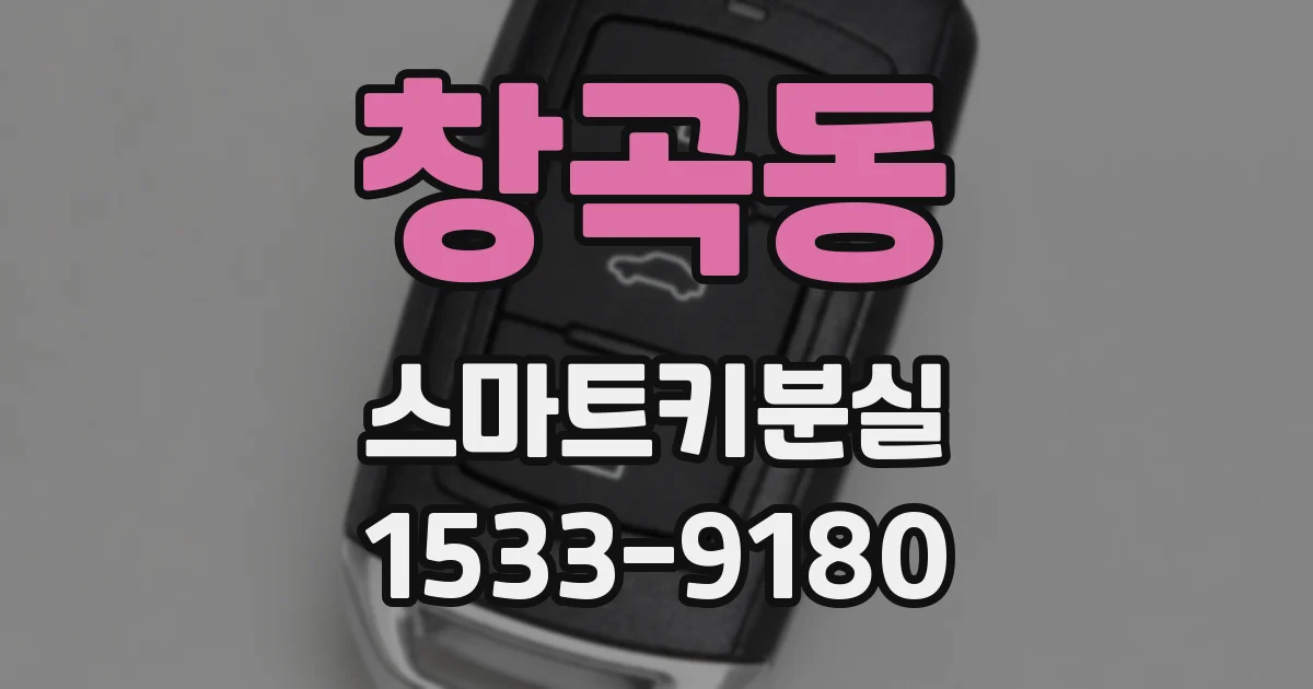창곡동 스마트키분실