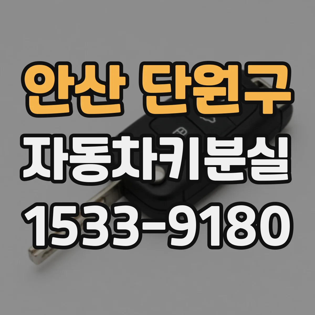 안산 단원구 자동차키분실