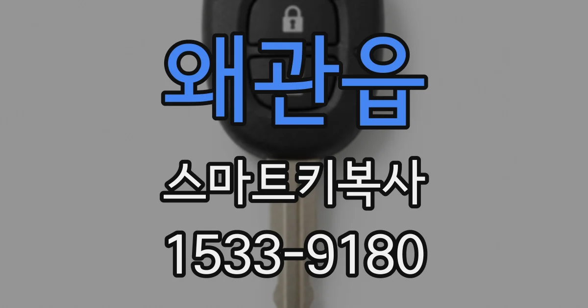 왜관읍 스마트키복사