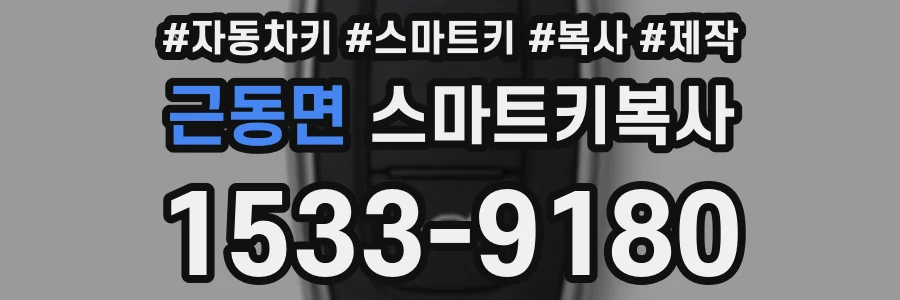 근동면 스마트키복사
