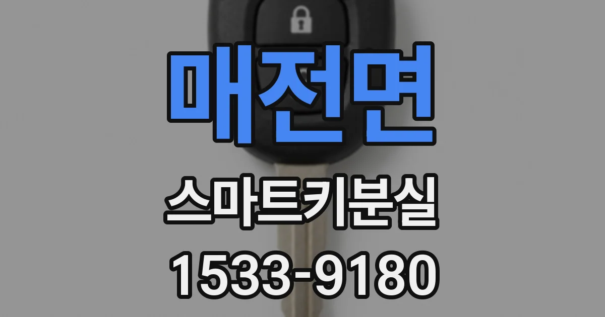 매전면 스마트키분실