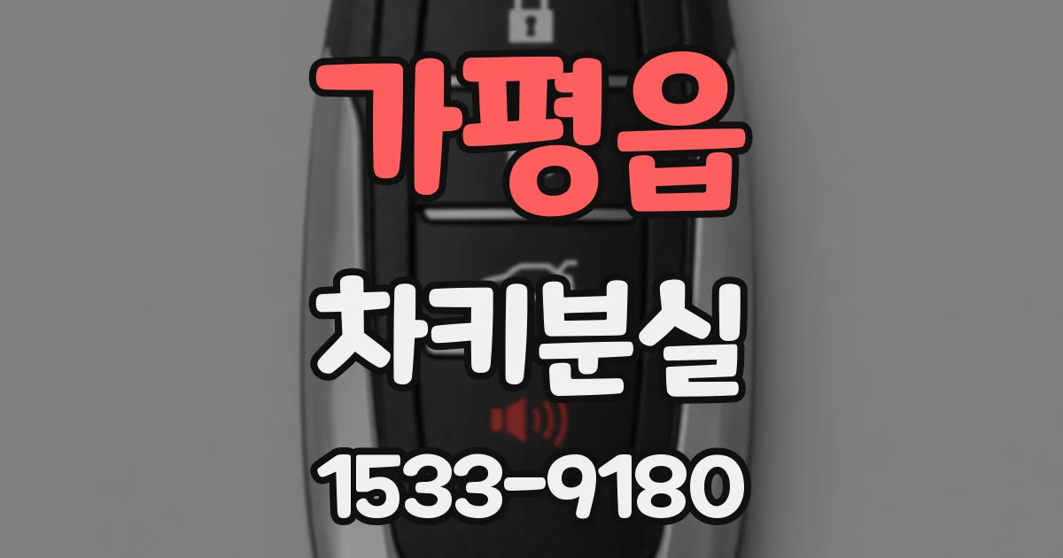 가평읍 차키분실