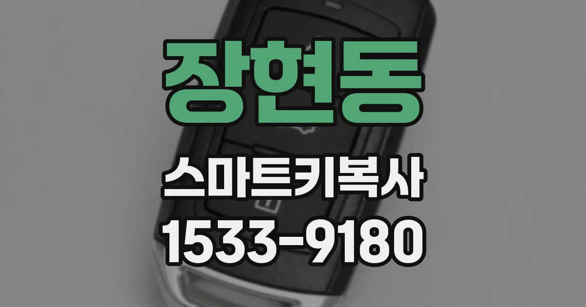 장현동 스마트키복사