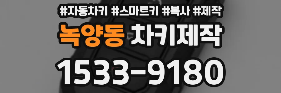 녹양동 차키제작