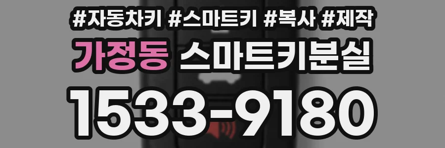 가정동 스마트키분실