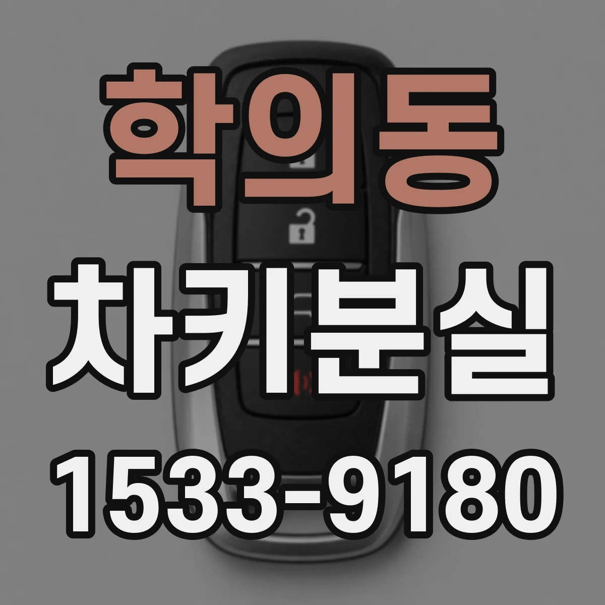 학의동 차키분실