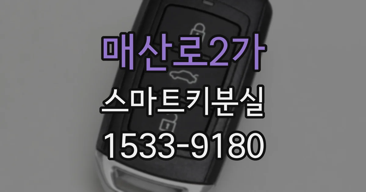 매산로2가 스마트키분실