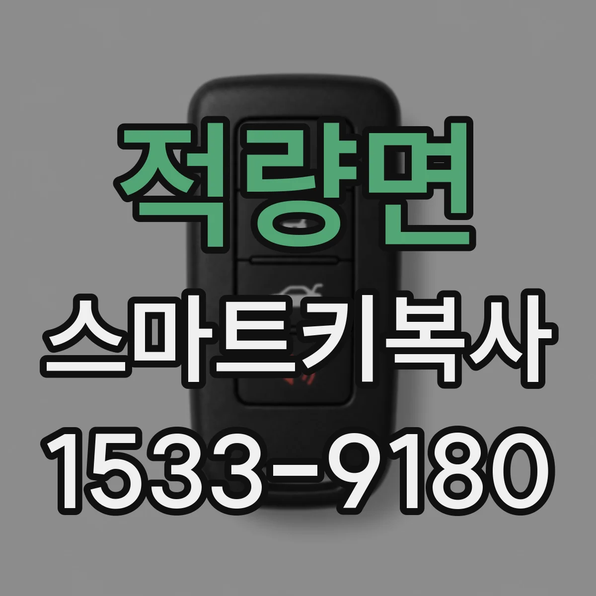 적량면 스마트키복사
