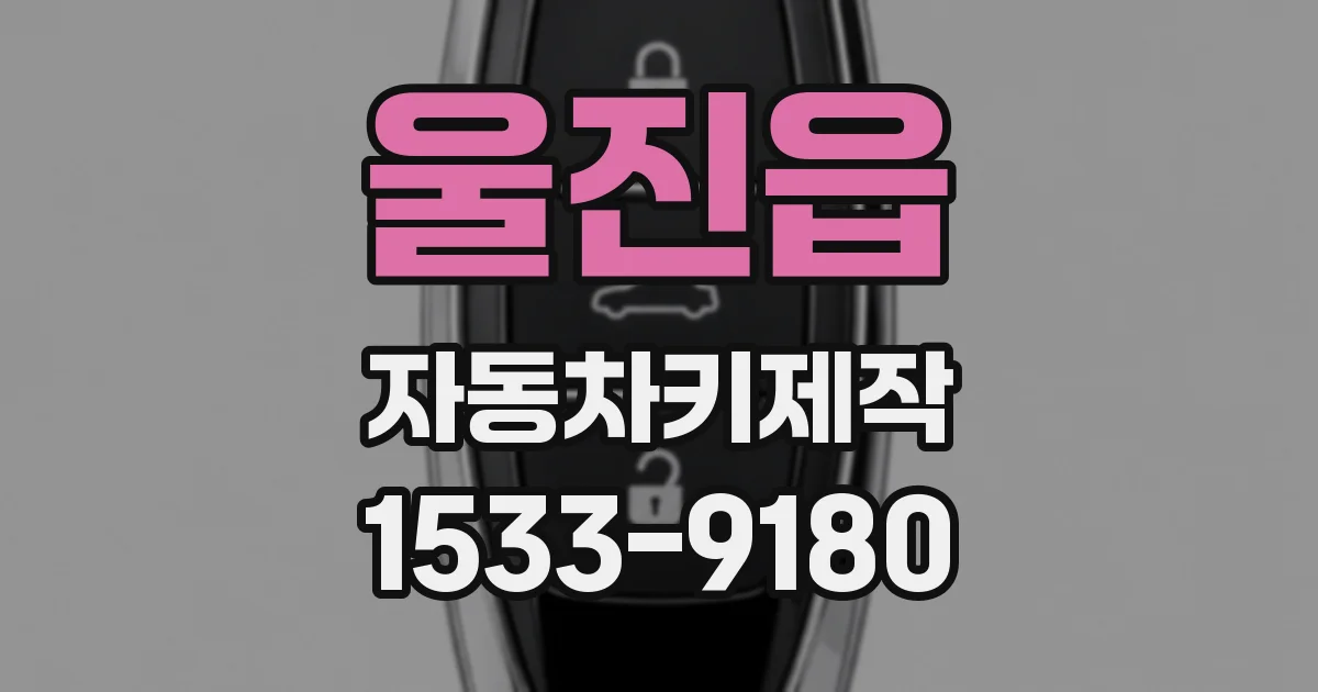 울진읍 자동차키제작