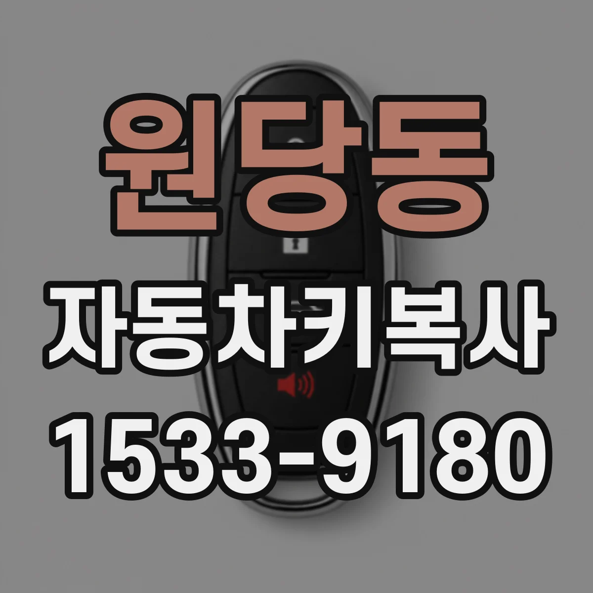 원당동 자동차키복사