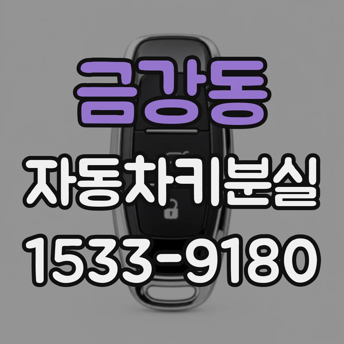 금강동 자동차키분실